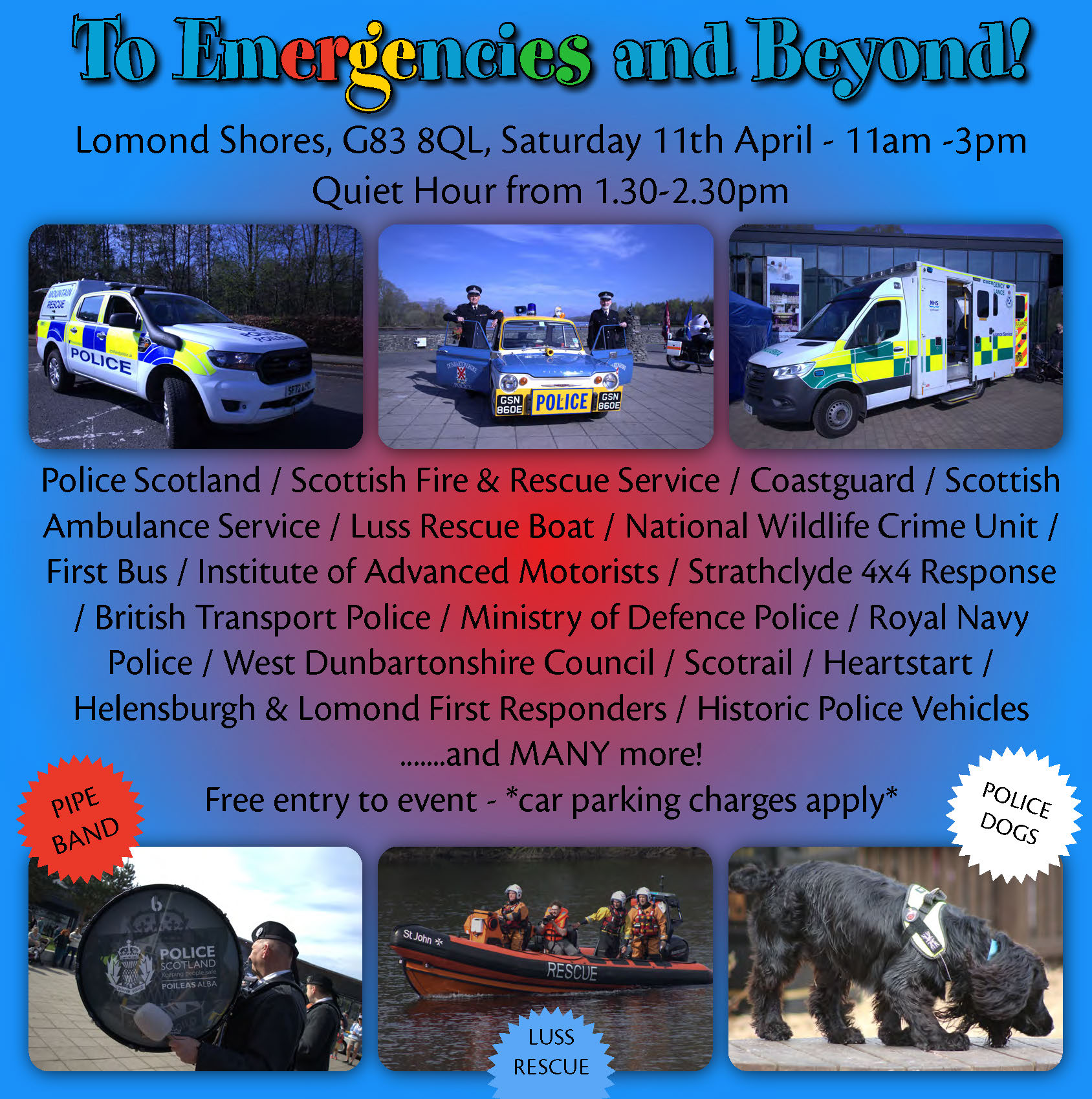 To Emergencies and Beyond returns to Loch Lomond Shores