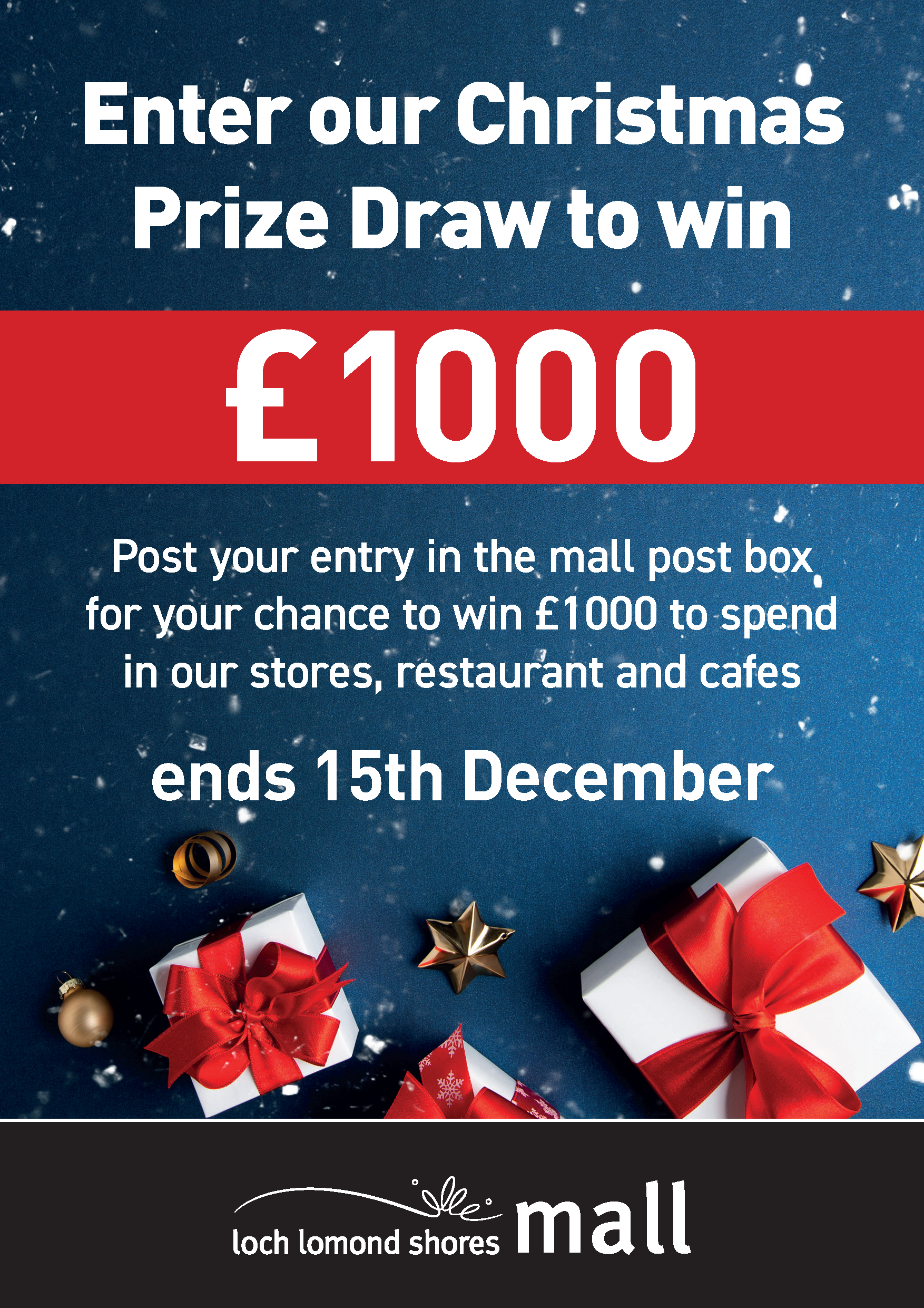£1000 Prize Draw Announced!