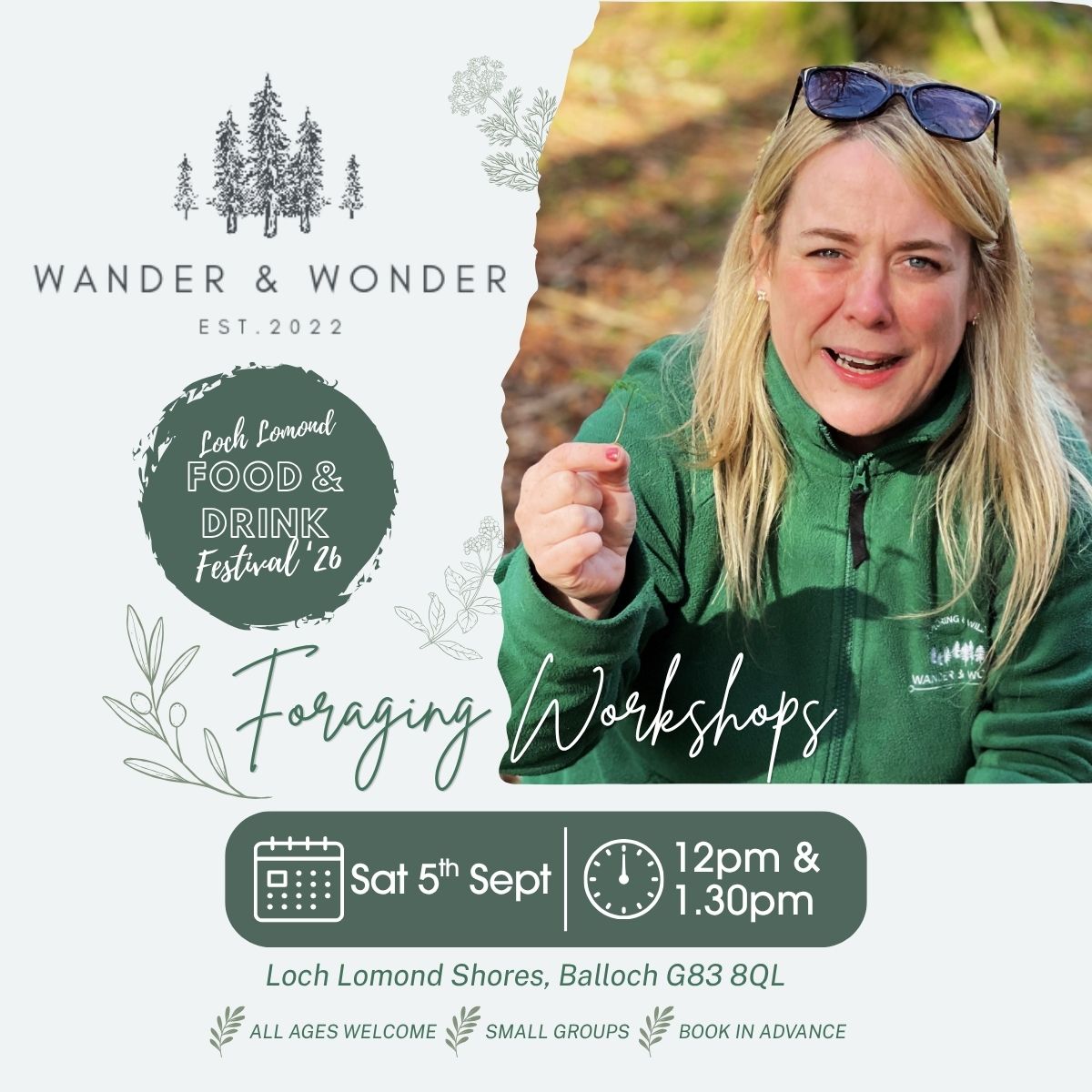 Foraging Workshops with Wander and Wonder