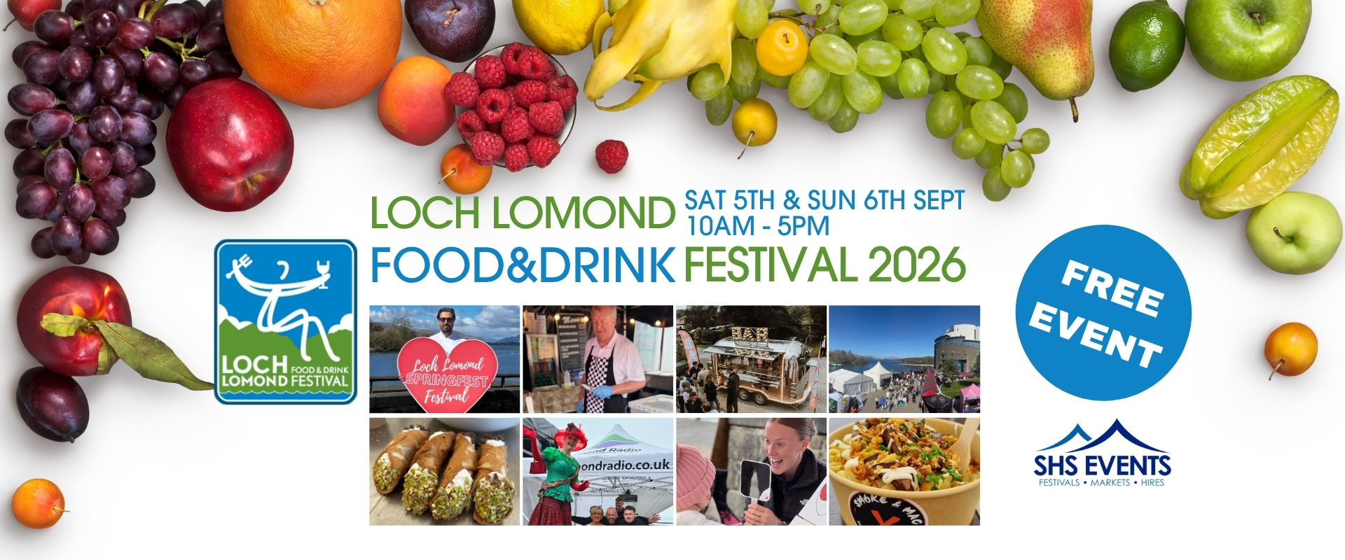 Loch Lomond Food & Drink Festival 2026 is back this September!