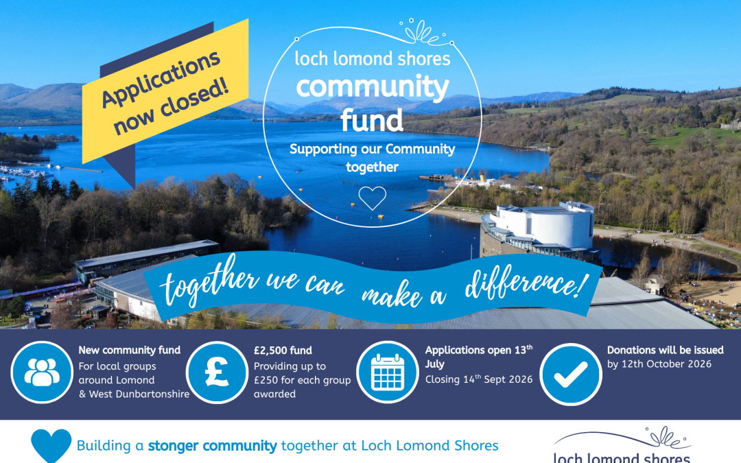 New community fund announced by Loch Lomond Shores